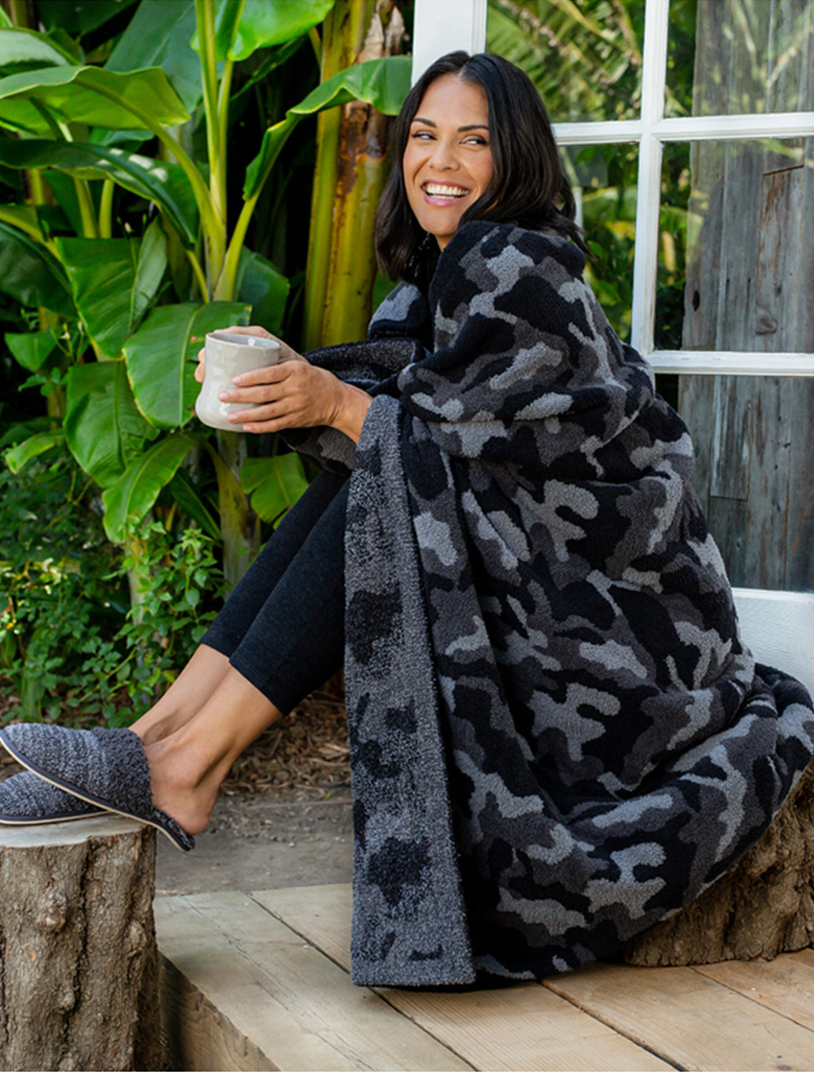Barefoot Dreams CozyChic® Barefoot In The Wild Throw