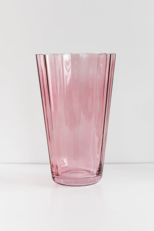 ESTELLE COLORED SUNDAY VASE - {ROSE}