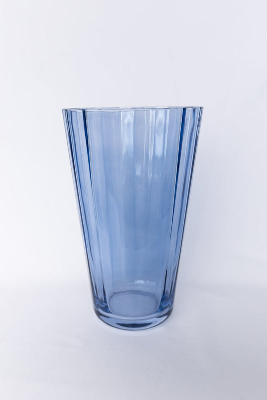 ESTELLE COLORED SUNDAY VASE - {COBALT BLUE}