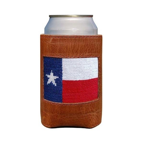 Texas Flag Needlepoint Can Cooler