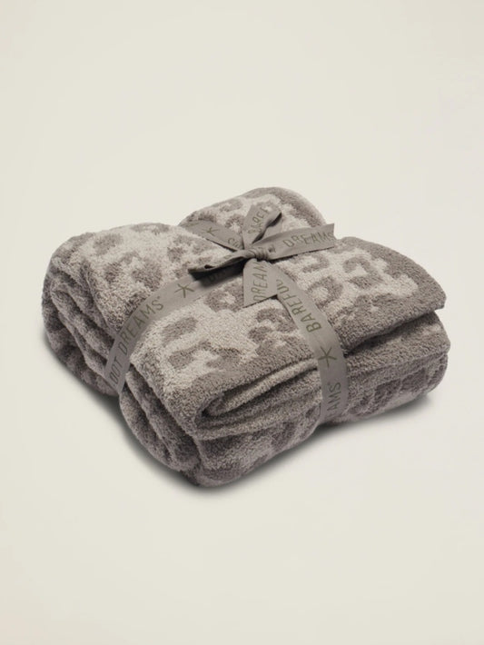 Barefoot Dreams - CozyChic 'In the Wild' Throw Blanket - Linen/Warm Grey