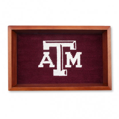 Texas A&M Needlepoint Valet Tray - Spinout