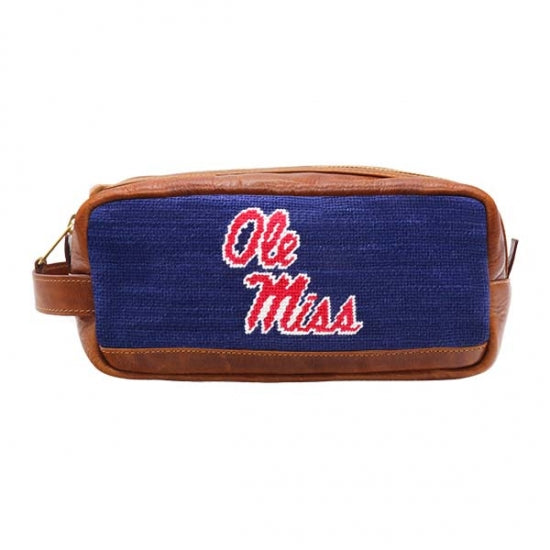 Ole Miss Needlepoint Toiletry Bag
