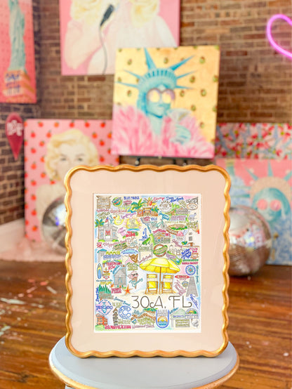 GLITTERBOXX - Hometown Print - 30A Florida